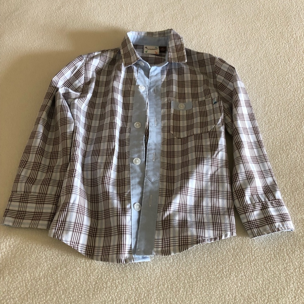 Fore Axel and Hudson boy’s button down shirt